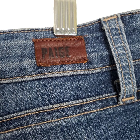 Paige Size 29 Shorts Jimmie Jimmie Denim Stretch Denim Jean 3" Medium Wash - Picture 8 of 11